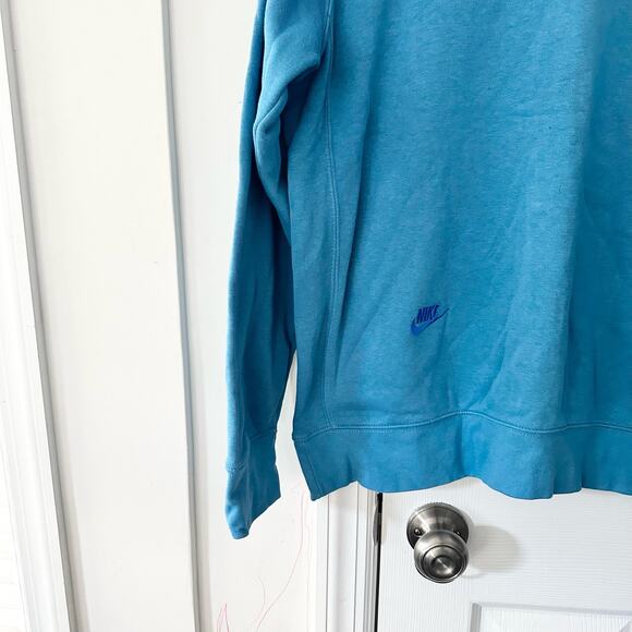 Nike NSW Sport Essentials+ Crewneck Dutch Blue Sweatshirt DM8886-469 Large - Picture 3 of 13